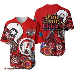 Melbourne Renegades Cricket Baseball Jersey Shirt NAIDOC Patterns