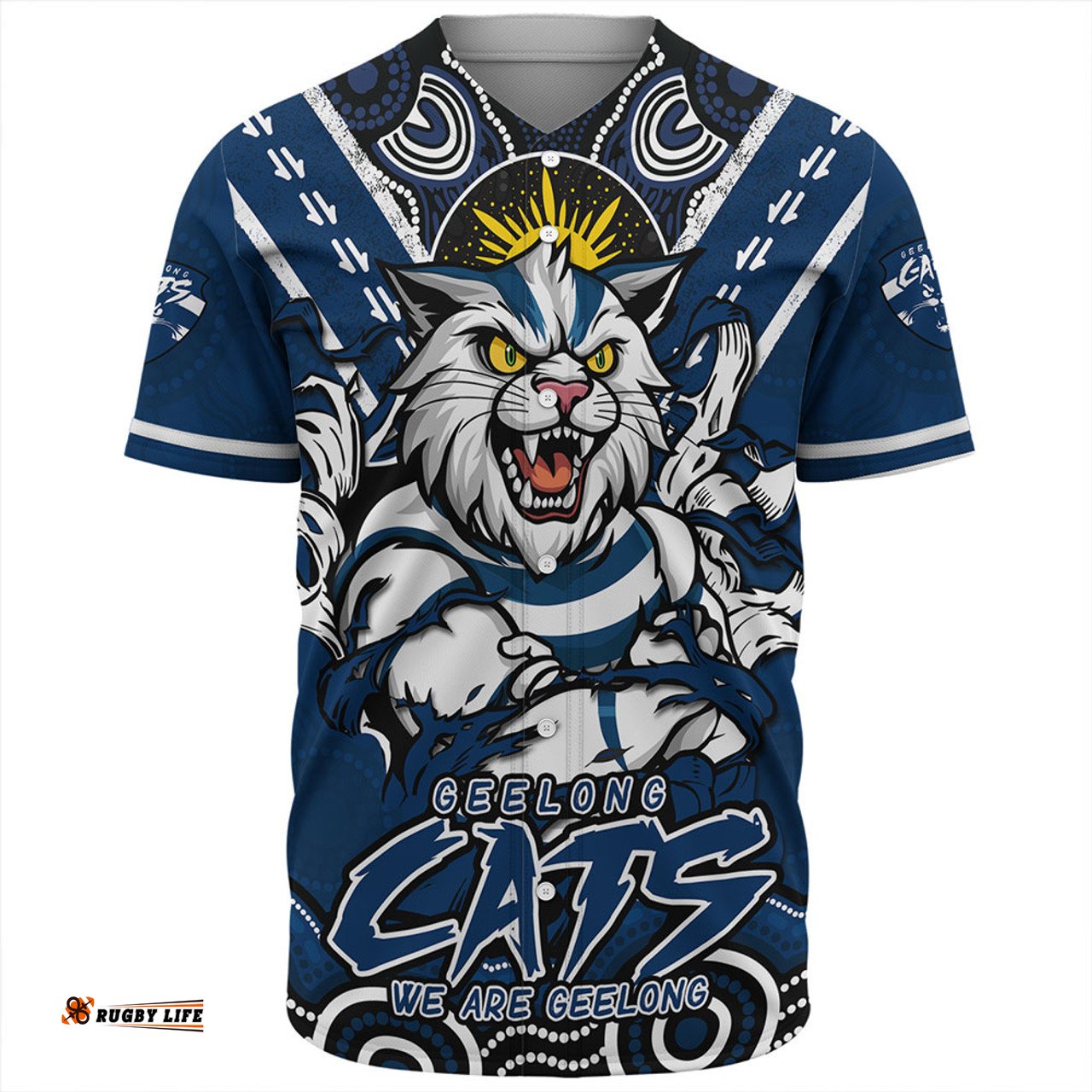 Amazing Aussie Geelong Cats Ripped Legacy Of The Game Baseball Shirt