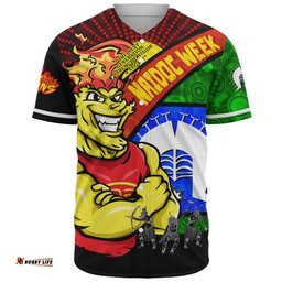 Amazing Aussie Gold Coast SUNS NAIDOC Week Pride Edition Baseball Shirt