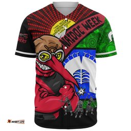 Amazing Aussie Essendon NAIDOC Week Pride Edition Baseball Shirt