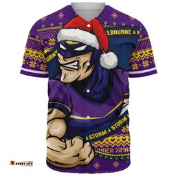 Amazing Aussie Melbourne Storm Ugly Knit Style For Christmas Game Fans Baseball Shirt