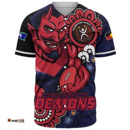 Amazing Aussie Melbourne Power Through Generations NAIDOC Edition Baseball Shirt