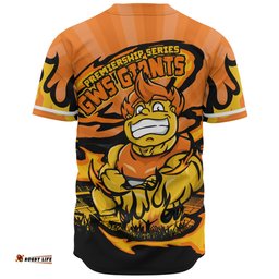Amazing Aussie GWS GIANTS Premiership Series Flame Edition Baseball Shirt