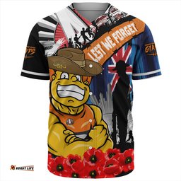 Amazing Aussie GWS GIANTS Anzac Day Honor United In Spirit Baseball Shirt
