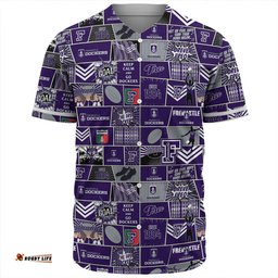 Amazing Aussie Fremantle Legacy Of The Pride Comic Style Baseball Shirt