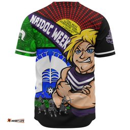 Amazing Aussie Fremantle NAIDOC Week Pride Edition Baseball Shirt