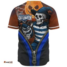Amazing Aussie Geelong Cats Halloween Night Reaper Zipper Baseball Shirt