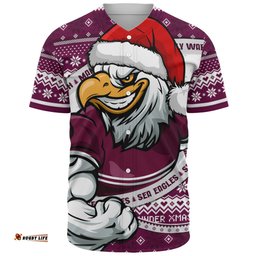 Amazing Aussie Manly Warringah Sea Eagles Ugly Knit Style For Christmas Game Fans Baseball Shirt