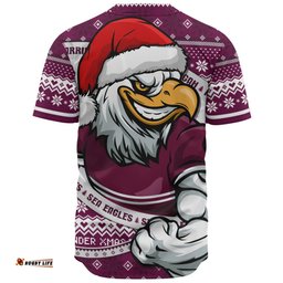 Amazing Aussie Manly Warringah Sea Eagles Ugly Knit Style For Christmas Game Fans Baseball Shirt
