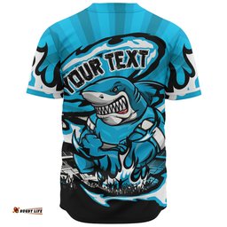 Amazing Aussie Cronulla Sutherland Sharks Premiership Series Sports Gear Baseball Shirt