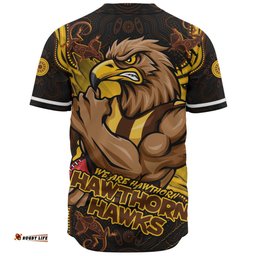 Amazing Aussie Hawthorn Spirit Warriors Of The Game Baseball Shirt