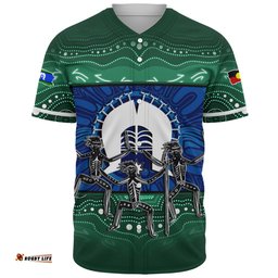 Amazing Aussie Indigenous Australian Aboriginal Torres Warrior Spirit NAIDOC Week Dance Edition Baseball Shirt