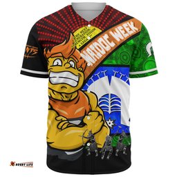 Amazing Aussie GWS GIANTS NAIDOC Week Pride Edition Baseball Shirt