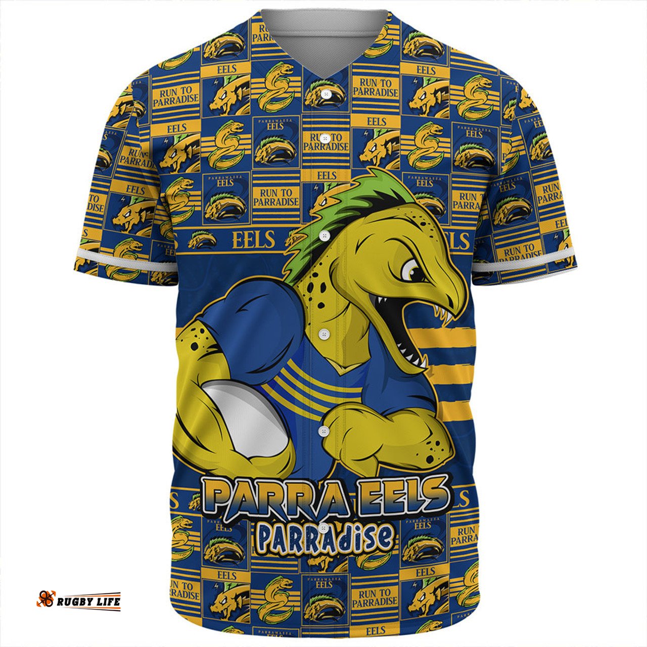 Amazing Aussie Parramatta Eels Champion���s Pride Comic Style Baseball Shirt