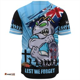 Amazing Aussie New South Wales Blues Fearless ANZAC Defender Baseball Shirt