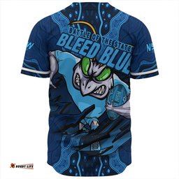 Amazing Aussie New South Wales Blues Blue Venom NSW Strikeforce Baseball Shirt