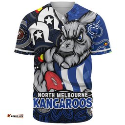 Amazing Aussie North Melbourne NAIDOC Spirit Of Country Baseball Shirt