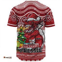 Amazing Aussie St. George Illawarra Dragons Aussie Ugly Christmas For Die Hard Fan Supporters Baseball Shirt