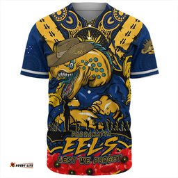 Amazing Aussie Parramatta Eels Ripped Legacy Of The Game The ANZAC Spirit Lives On Baseball Shirt