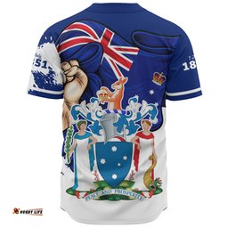 Amazing Aussie Victoria Power Pride And Heritage Crest Baseball Shirt