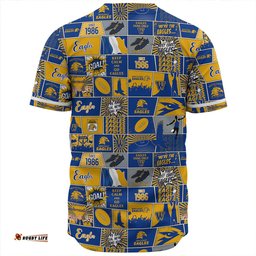 Amazing Aussie West Coast Eagles Legacy Of The Pride Comic Style Baseball Shirt
