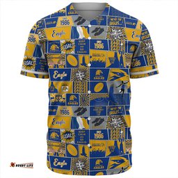 Amazing Aussie West Coast Eagles Legacy Of The Pride Comic Style Baseball Shirt