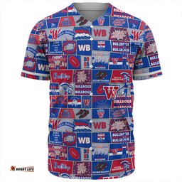 Amazing Aussie Western Bulldogs Legacy Of The Pride Comic Style Baseball Shirt