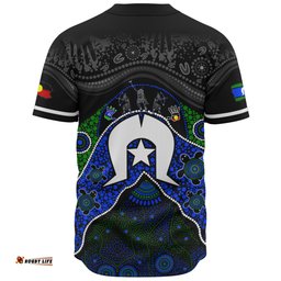 Amazing Aussie Indigenous Australian Aboriginal Torres Warrior Legacy NAIDOC Journey Baseball Shirt
