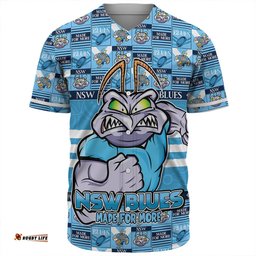 Amazing Aussie New South Wales Blues Champion���s Pride Comic Style Baseball Shirt