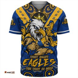 Amazing Aussie West Coast Eagles Ripped Legacy of the Game Baseball Shirt
