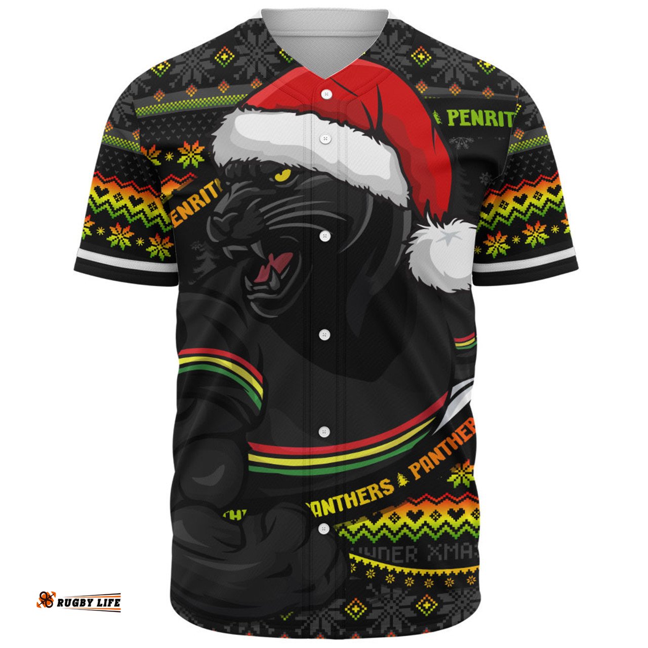 Amazing Aussie Penrith Panthers Ugly Knit Style For Christmas Game Fans Baseball Shirt