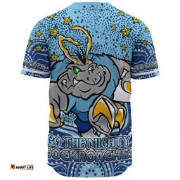 Amazing Aussie New South Wales Cockroaches Custom Custom With Aboriginal Inspired Style Of Dot Painting Patterns  Baseball Shirt