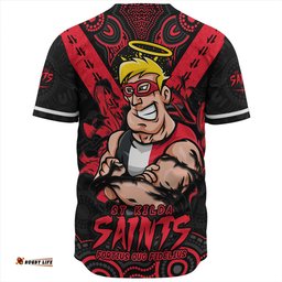 Amazing Aussie St Kilda Ripped Legacy Of The Game Baseball Shirt