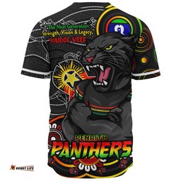Amazing Aussie Penrith Panthers Spirit Of NAIDOC Series Baseball Shirt