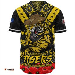 Amazing Aussie Richmond Ripped Legacy Of The Game The ANZAC Spirit Lives On Baseball Shirt