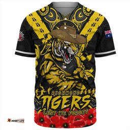 Amazing Aussie Richmond Ripped Legacy Of The Game The ANZAC Spirit Lives On Baseball Shirt