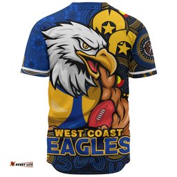 Amazing Aussie West Coast Eagles NAIDOC Spirit Of Country Baseball Shirt