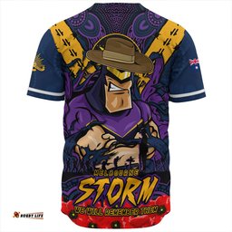 Amazing Aussie Melbourne Storm Ripped Legacy Of The Game The ANZAC Spirit Lives On Baseball Shirt