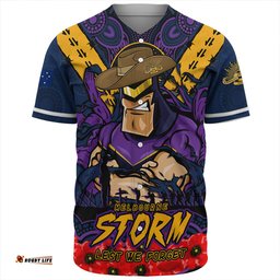 Amazing Aussie Melbourne Storm Ripped Legacy Of The Game The ANZAC Spirit Lives On Baseball Shirt