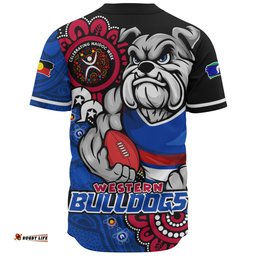 Amazing Aussie Western Bulldogs Power Through Generations NAIDOC Edition Baseball Shirt