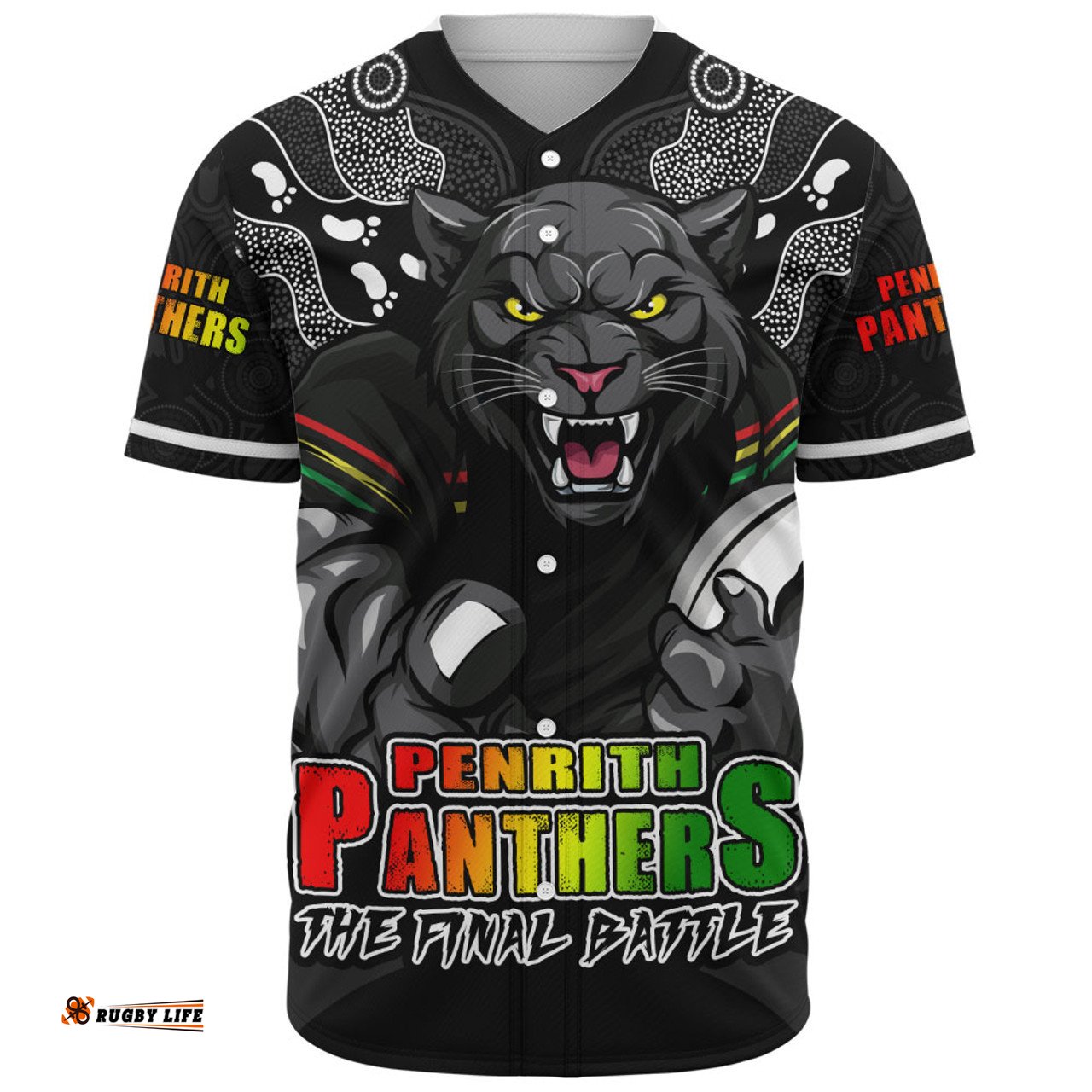 Amazing Aussie Penrith Panthers Final Clash Battle Edition Baseball Shirt