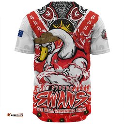 Amazing Aussie Sydney Swans Ripped Legacy Of The Game The ANZAC Spirit Lives On Baseball Shirt