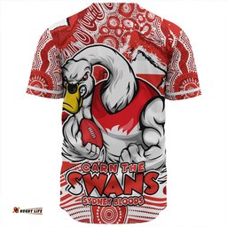 Amazing Aussie Sydney Swans Blazing Spirit Of Victory Baseball Shirt