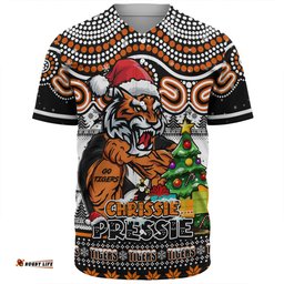 Amazing Aussie Wests Tigers Aussie Ugly Christmas For Die Hard Fan Supporters Baseball Shirt