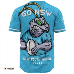 Amazing Aussie New South Wales Blues Go NSW Blues Break The Limit Baseball Shirt