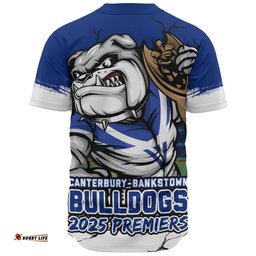 Amazing Aussie Canterbury Bankstown Bulldogs Unleash Power In The Ultimate Battle Baseball Shirt