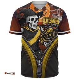 Amazing Aussie Richmond Halloween Night Reaper Zipper Baseball Shirt