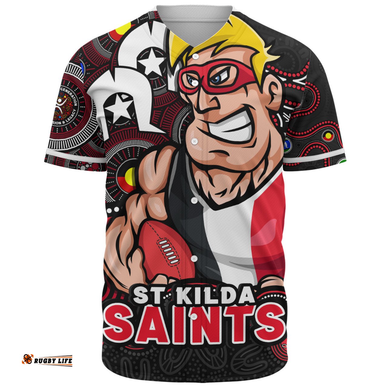 Amazing Aussie St Kilda NAIDOC Spirit Of Country Baseball Shirt