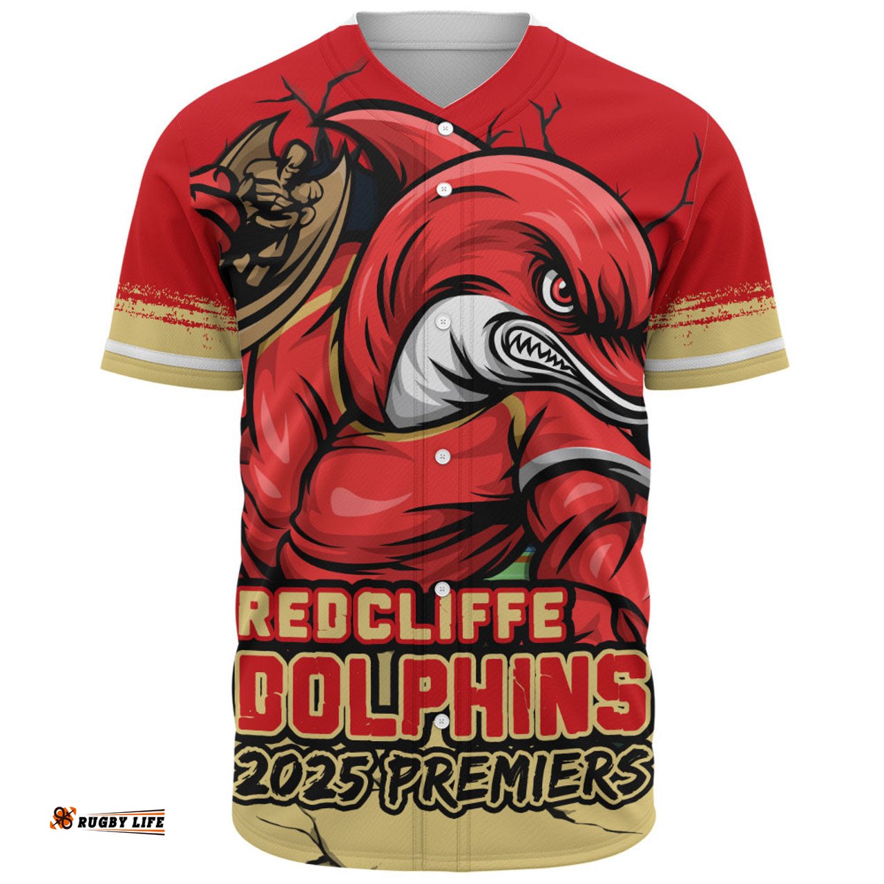 Amazing Aussie Redcliffe Dolphins Unleash Power In The Ultimate Battle Baseball Shirt