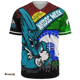 Amazing Aussie Port Adelaide NAIDOC Week Pride Edition Baseball Shirt